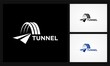 tunnel road icon logo