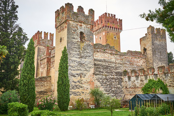 Wall Mural - City of Lazise with Castle 