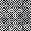 Seamless pattern Turkish carpet white black gray silver. Patchwork mosaic oriental kilim rug with traditional folk geometric ornament. Tribal style. Vector