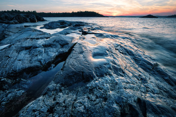 Wall Mural - stones on coast of the island