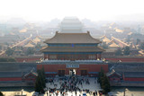 Fototapeta  - The Shenwu Door of the Forbidden City on december 22, 2013, beijing, china.