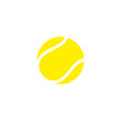 Tennis ball. Icon