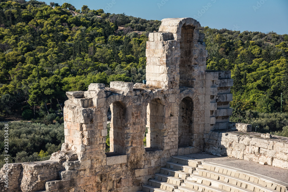 Acropolis Of Athens, Part of ruins Stock Photo | Adobe Stock
