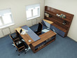 Office interior 3d rendering
