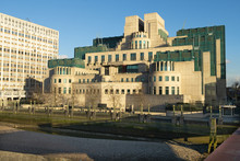Exterior Of Secret Intelligence Service Building In London