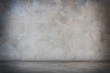 © khwanchai - Dark and black horizontal empty cement wall studio wall and blank background banner for presented product
