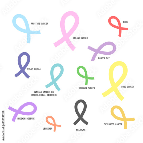 breast cancer ribbon. all ribbon cancer logo. - Buy this stock vector ...