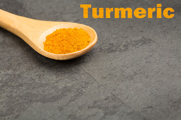 Turmeric spice used in alternative medicine - Curcuma longa