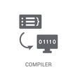 Compiler icon. Trendy Compiler logo concept on white background from Programming collection