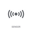Sensor icon. Trendy Sensor logo concept on white background from Smarthome collection