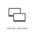© BestVectorStock - Virtual Machine icon. Trendy Virtual Machine logo concept on white background from Technology collection