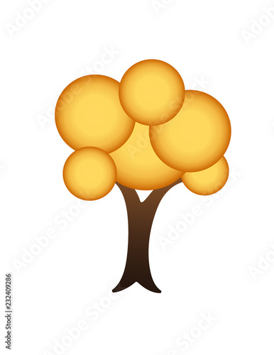 A Golden Tree Logo With Circle Shapes Vector Illustration Stock Vector Adobe Stock A Golden Tree Logo With Circle Shapes Vector Illustration Stock Vector Adobe Stock