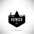 Venice City Modern Skyline Vector Template
