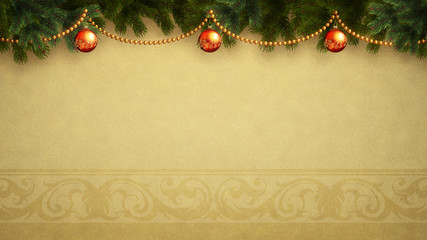 Wall Mural - Beautiful christmas background illustration