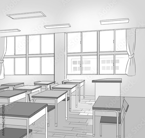 教室漫画素材 Stock Illustration Adobe Stock 教室漫画素材 Stock Illustration Adobe Stock