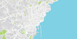 Urban vector city map of Catania, Italy