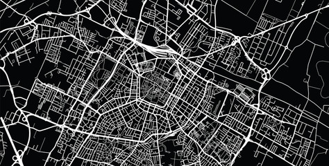  Urban vector city map of Modena, Italy