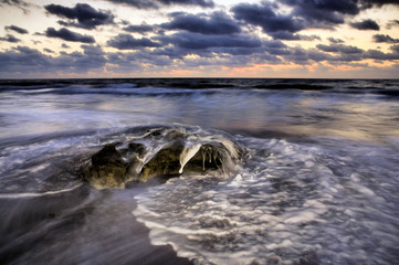 Poster - Sunrise from Ocean Inlet in Boynton Beach, Florida