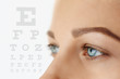 © Olesia - Femal face with blue eyes without make-up