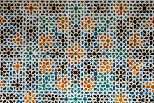 Colourful And Decorative Tiles On The Wall In Seville