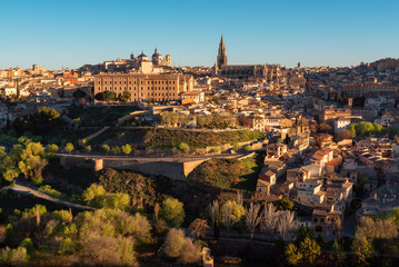 Wall Mural - Panoramic view of Toledo, Spain