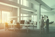 © ImageFlow - Industrial office with waiting area, people