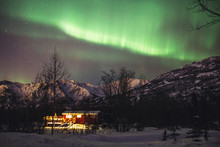 Aurora Borealis House Alaska