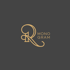 Sticker - Monogram R