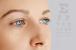 © Olesia - Femal face with blue eyes without make-up