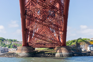 Wall Mural - Forth Bridge over Firth of Forth near Queensferry in Scotland