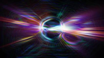 Canvas Print - light fx2196: radial digital light patterns ripple and shine (loop).