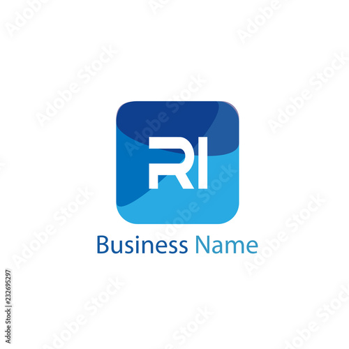 Initial Letter Ri Logo Template Design Buy This Stock Vector And Explore Similar Vectors At Adobe Stock Adobe Stock