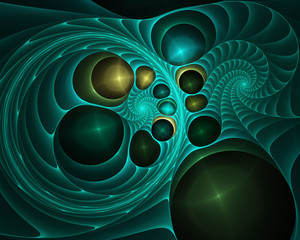 Canvas Print - Smooth wave abstract background, flowing glowing color motion concept