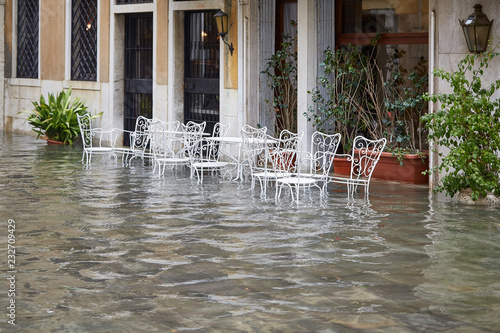 Venice Flood High Water Overflow Tables Chairs Buy This