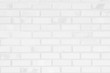 © Phokin - White and Gray brick wall texture background. Brickwork or stonework flooring interior rock old pattern clean concrete grid uneven bricks design stack.