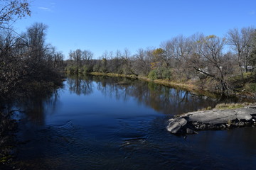 Calm river in fall 2