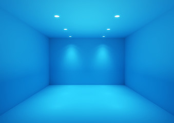Wall Mural - blue empty space.