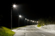 © Milan Noga reco - empty night road with modern streetlights