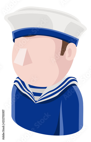 A Sailor man avatar cartoon...