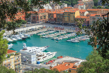 Poster - Port de Nice (Nice harbour) Côte d’Azur France