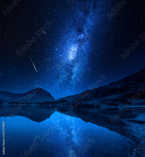 Milky way over milky way in...