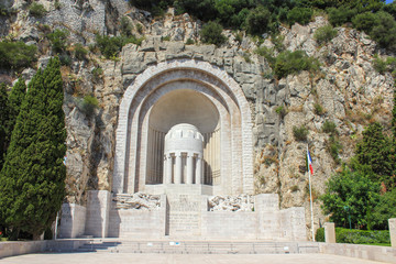 Poster - Monument aux morts de Rauba-Capeù de Nice Côte d’Azur France