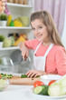 © aletia2011 - Young girl cooking in kitchen at home