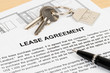 Rental agreement paperwork; document is mock-up