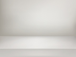 Aufkleber - White illuminated stage. Vector illustration. Advertising template