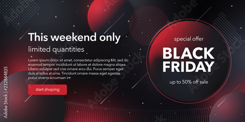 Black Friday Special Offer Template Social Media Web Banner For