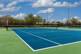 Fototapeta Miasta - Tennis Court from Corner