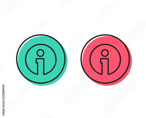 Info Line Icon Information Center Sign Support Speech Bubble Symbol Positive And Negative Circle Buttons Concept Good Or Bad Symbols Info Vector Buy This Stock Vector And Explore Similar Vectors At