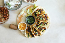 Homemade Vegan Taco Food Photography