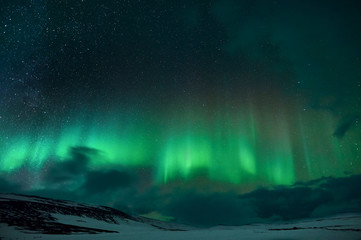 northern lights in iceland.